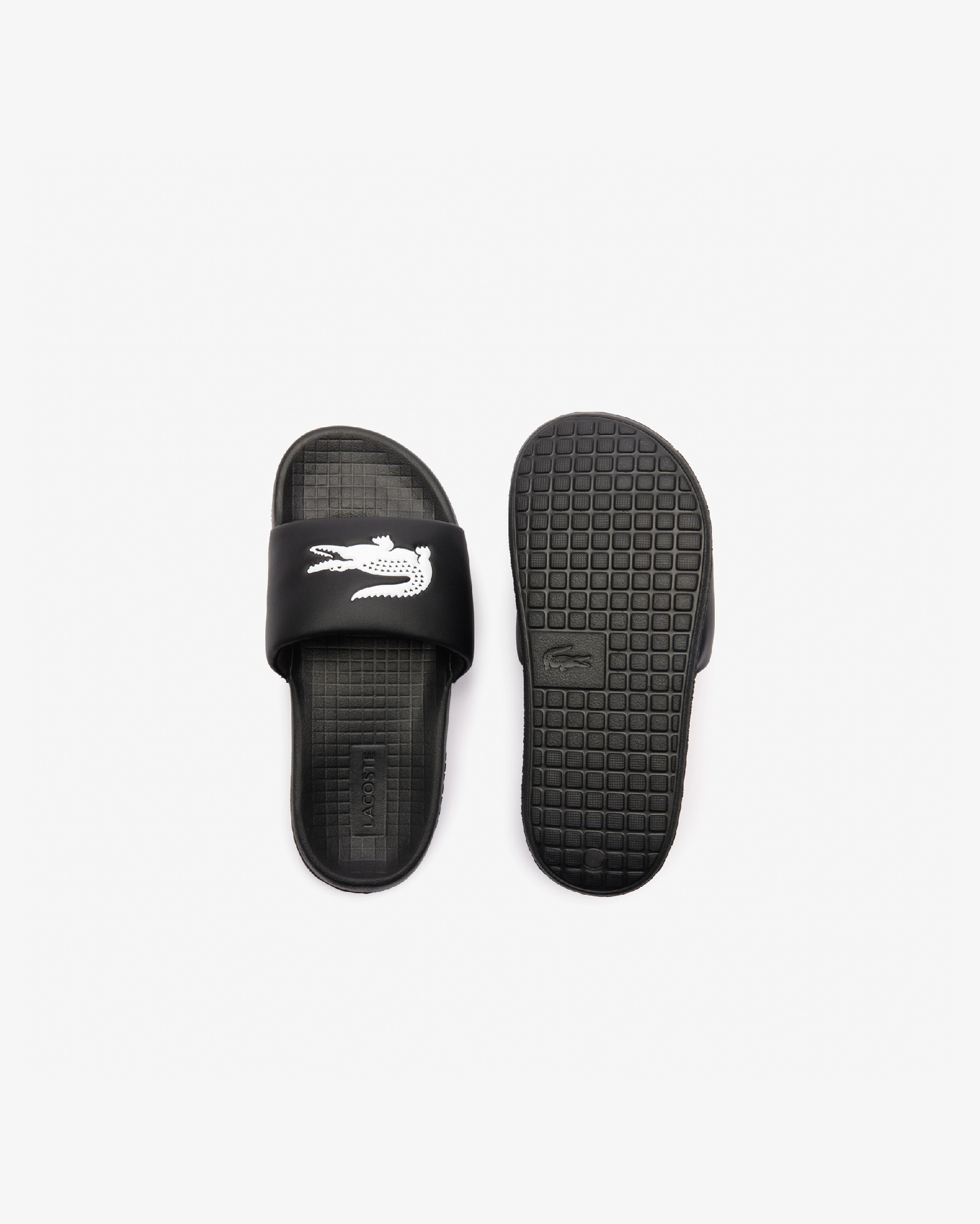 LACOSTE SERVE SLIDE 1.0 123 1 CMA BLK/WHT