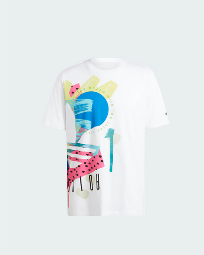 ADIDAS RETRO TEE - WHITE