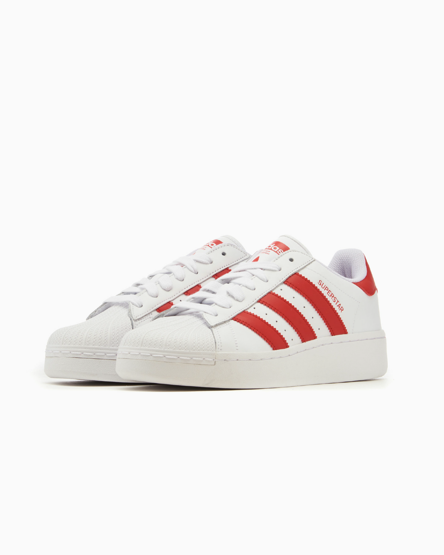 ADIDAS SUPER STAR XLG - WHITE/ RED