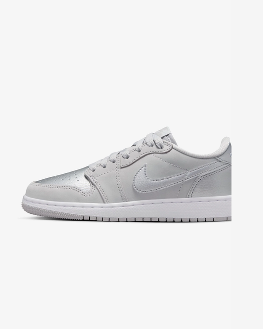 AIR JORDAN 1 RETRO LOW OG -  "METALLIC SILVER"