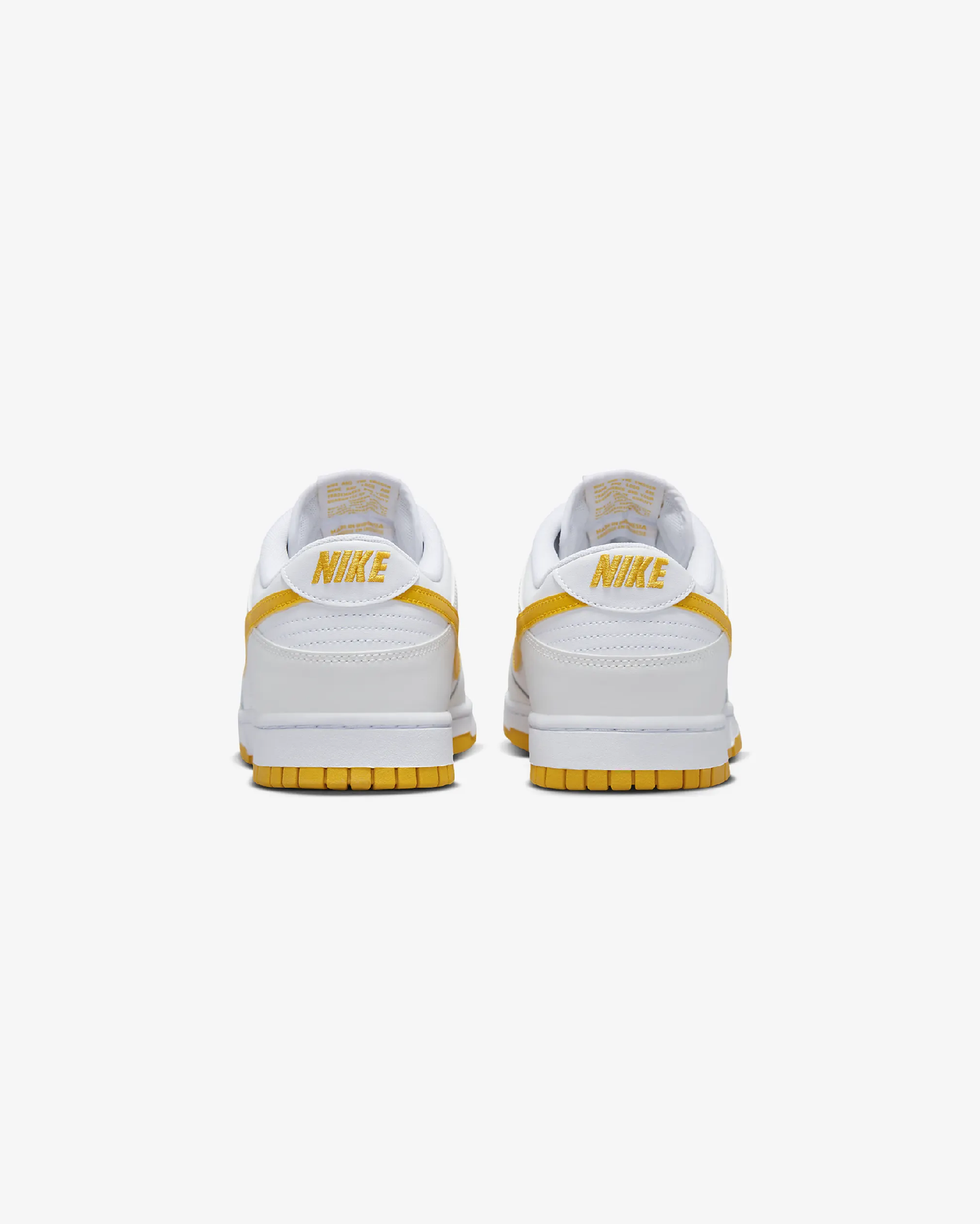 NIKE DUNK LOW RETRO "WHITE UNIVERSITY GOLD"