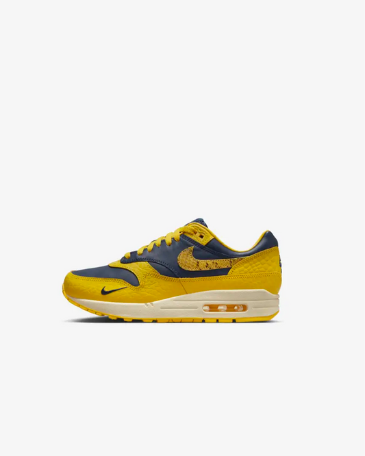 NIKE AIR MAX 1 PRM W - MIDNIGHT NAVY VBARSITY MAIZE