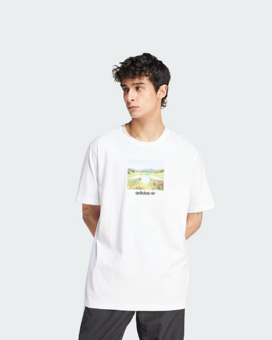 ADIDAS GRAPHIC TEE - WHITE