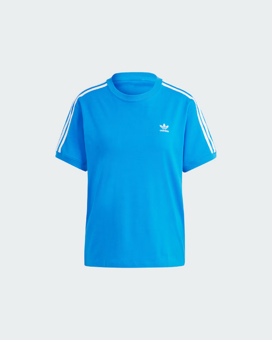 ADIDAS 3 STRIPE TEE - BLUBIR