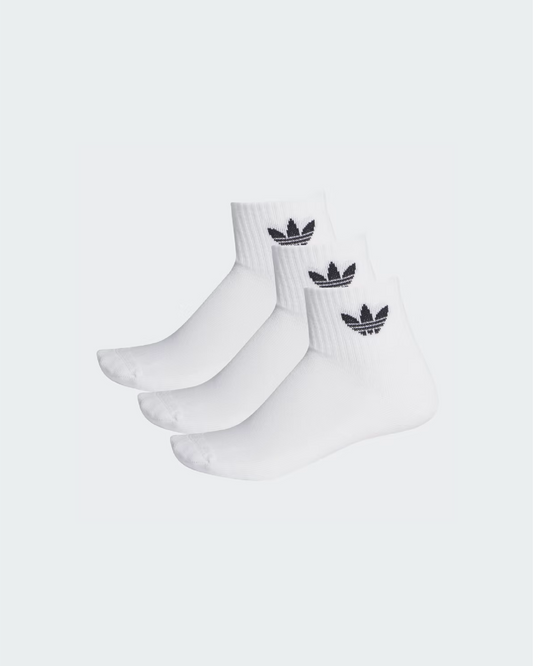 ADIDAS MID ANKLE SCK - WHITE