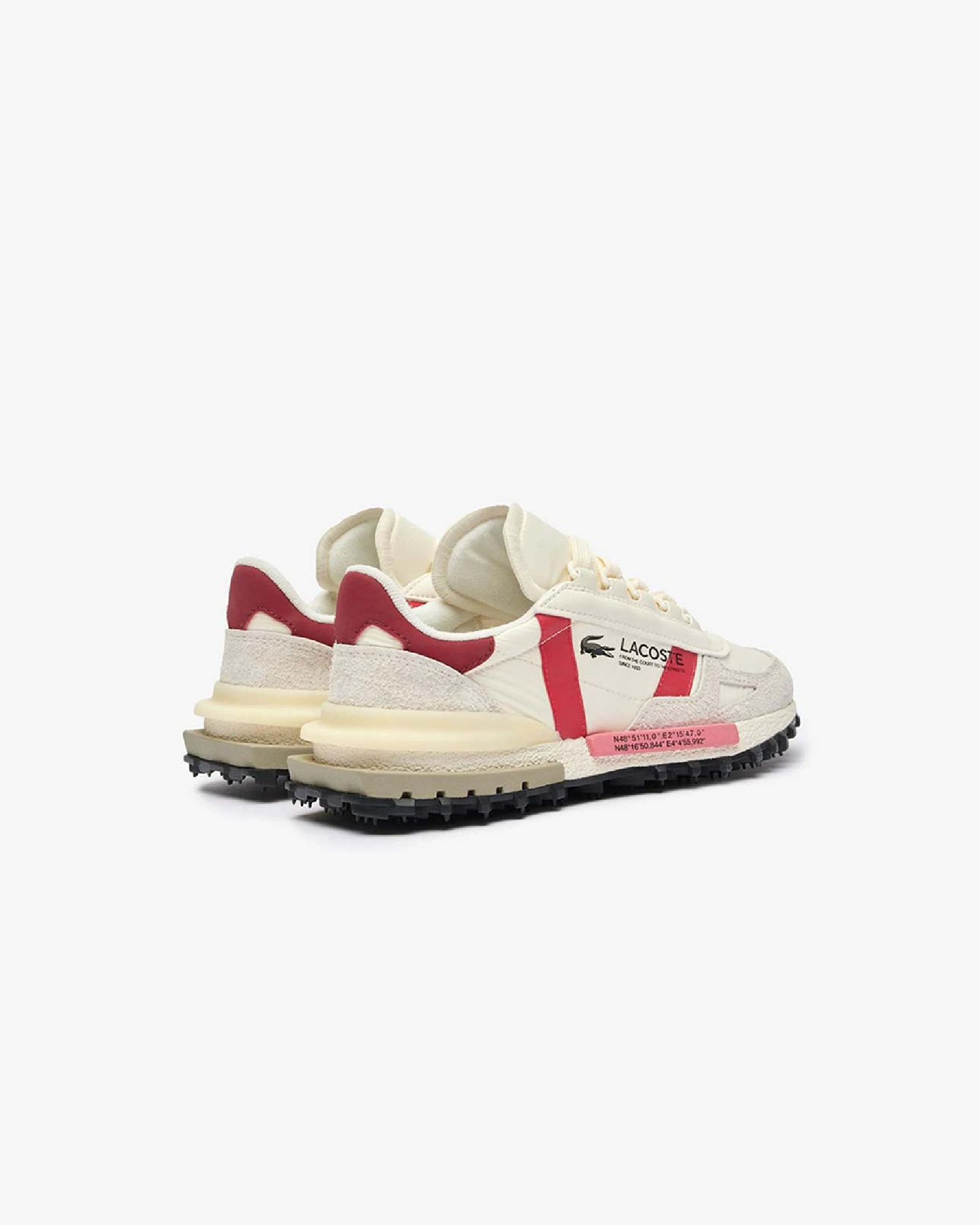 LACOSTE ELITE ACTIVE 124 1 SFA - OFFWHT/RED