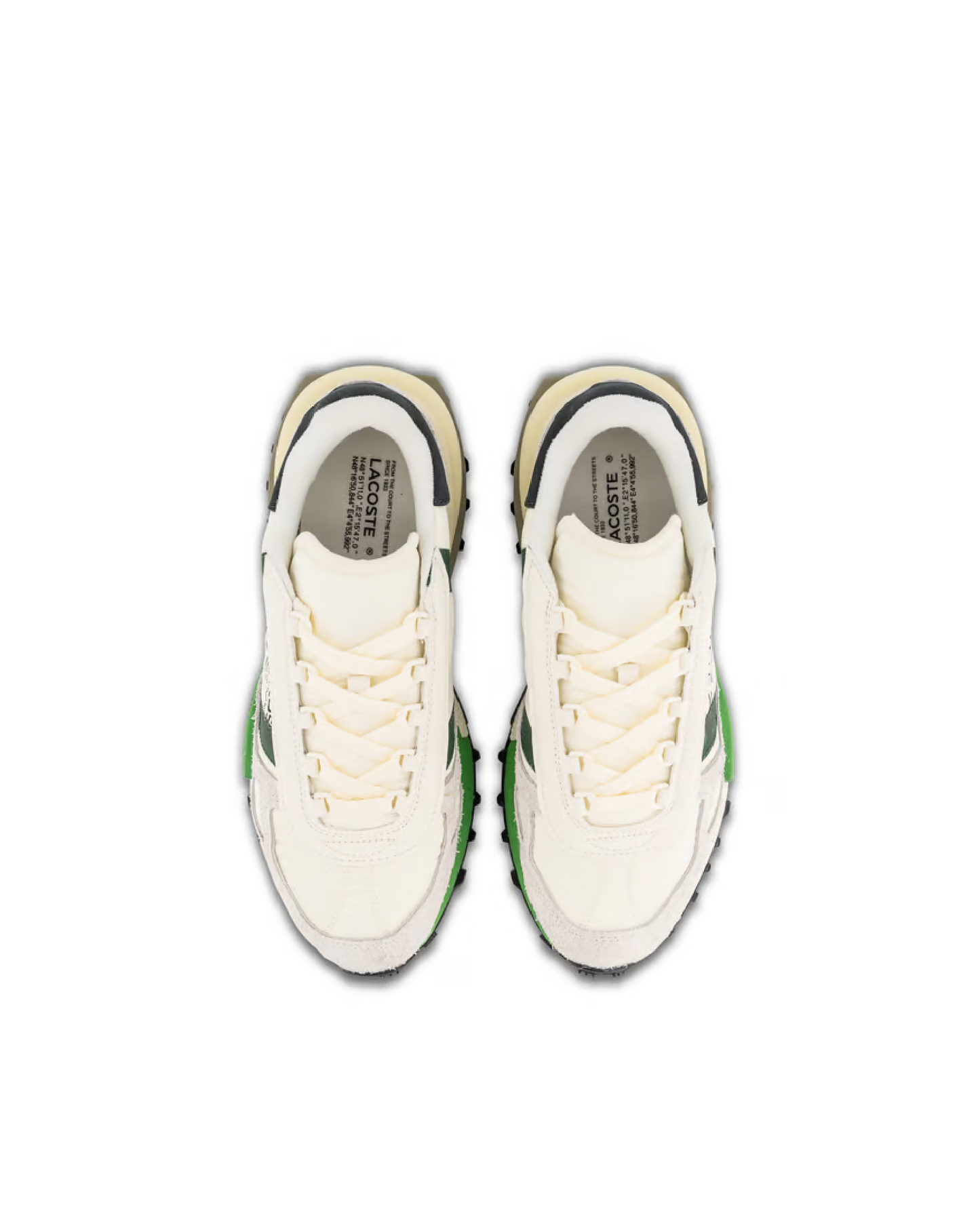 LACOSTE ELITE ACTIVE 124 1 SMA - OFFWHT/DKGRN