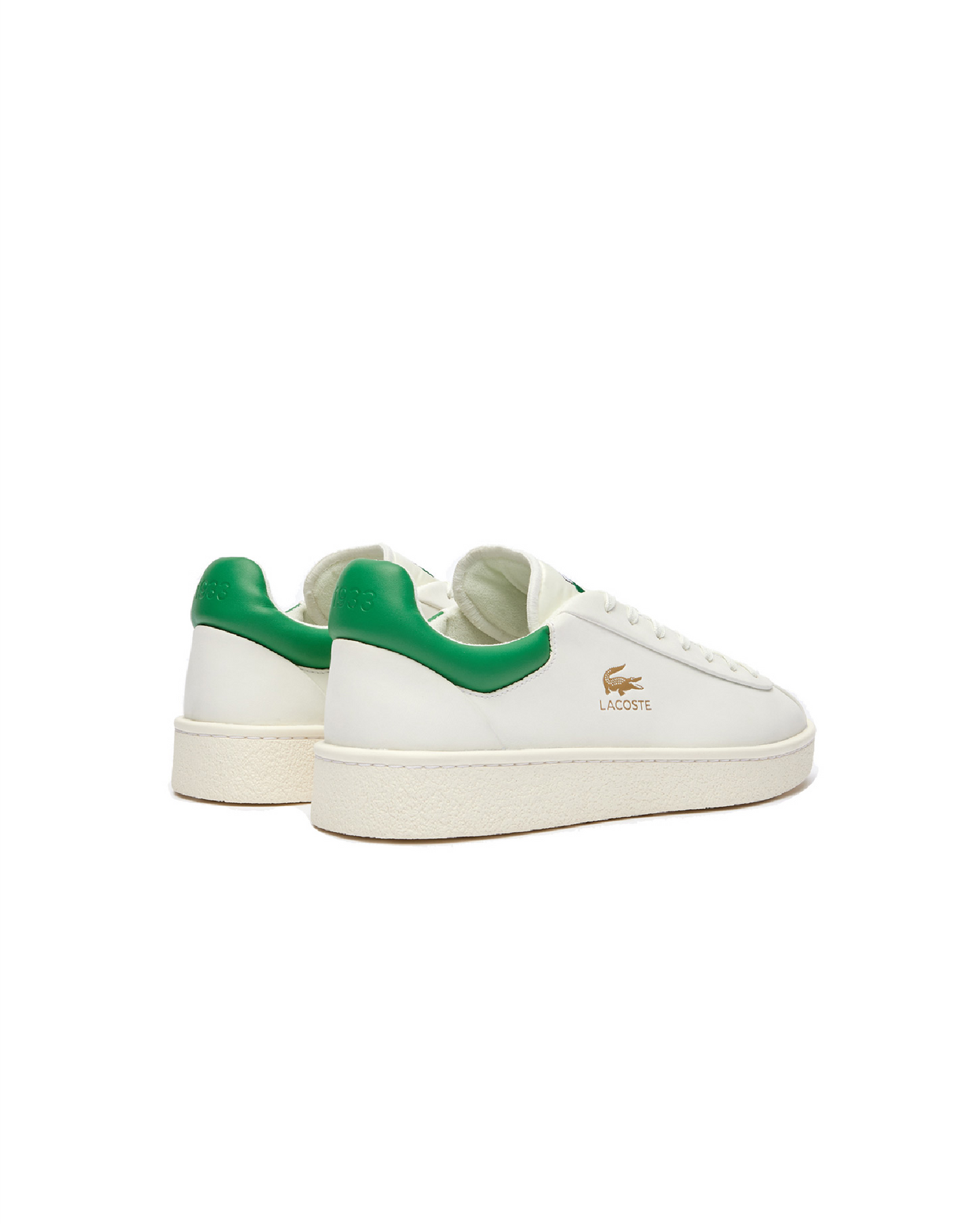 LACOSTE BASESHOT PRM 124 1 SMA - WHT/GRN