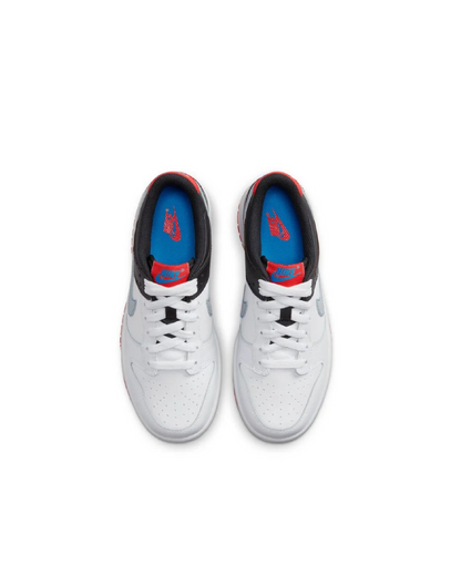 NIKE DUNK LOW GS - WOLF GREY-LT CRIMSON