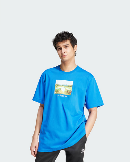 ADIDAS GRAPHIC TEE - BLUE