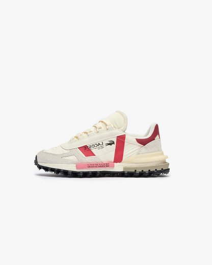 LACOSTE ELITE ACTIVE 124 1 SFA - OFFWHT/RED